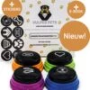 Vulpes Pets® PRO Praatknop Voor Honden - Dogbuttons - Laat Uw Huisdier Spreken - Hondenspeelgoed - Honden Training - Incl. E-Book & Trainingsstickers -Hondenartikelen Serie Winkel 1007x1200 1