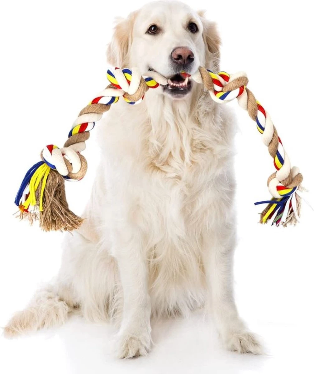 Nobleza Hondentouw - Speeltouw Hond - Flostouw Hond - Trektouw Hond - Lang - Geknoopt 7 Nobleza Hondentouw - Speeltouw Hond - Flostouw Hond - Trektouw Hond - Lang - Geknoopt - Afbeelding 5