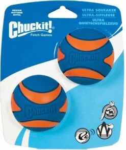 Chuckit! Chuckit Ultra Squeaker Ball Medium ø 6 Cm 2 - Pack