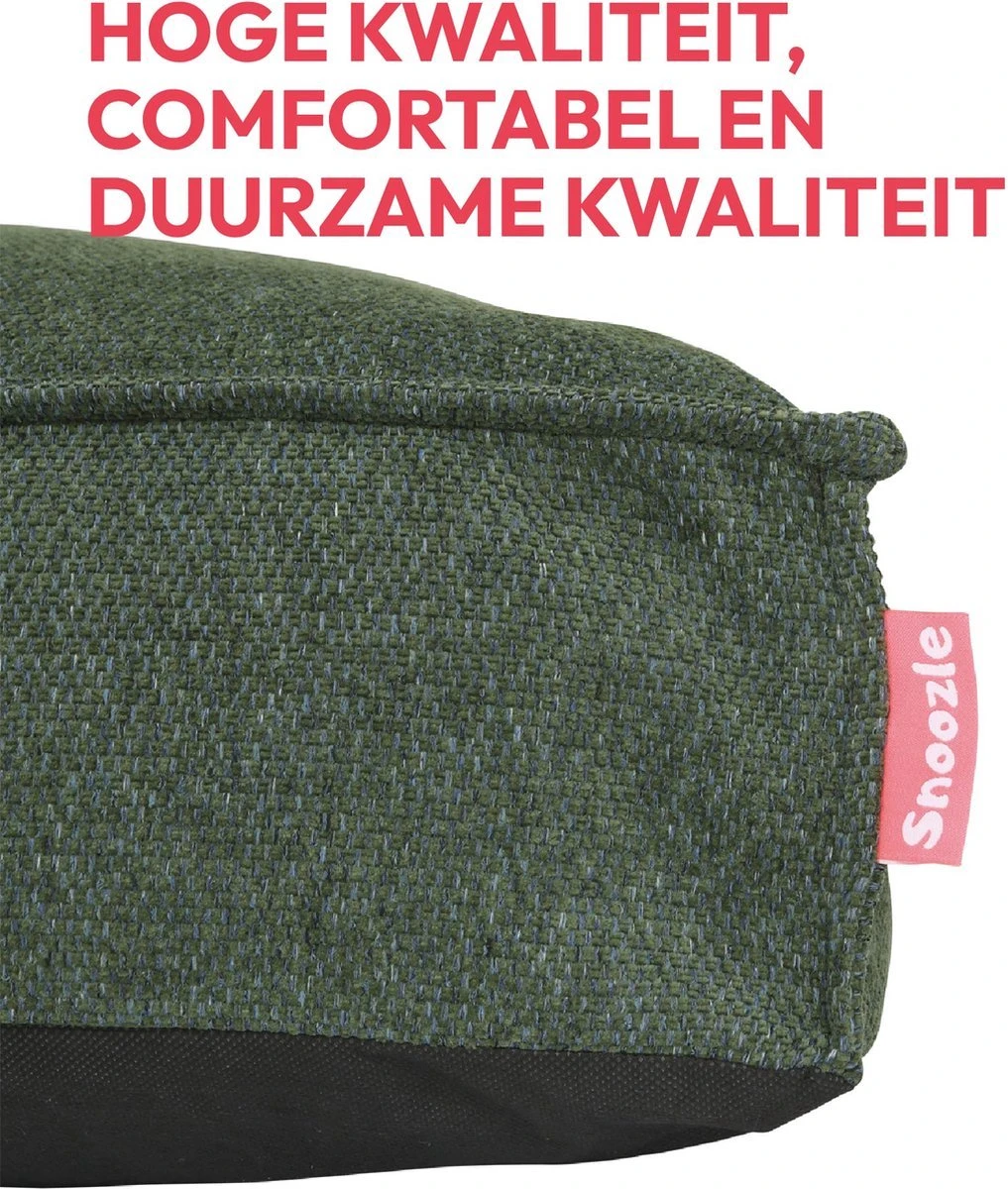 Snoozle Orthopedische Hondenmand - Zacht En Luxe Hondenkussen - Hondenbed - Wasbaar - Hondenmanden - 100 X 70 Cm - Groen 14 Snoozle Orthopedische Hondenmand - Zacht En Luxe Hondenkussen - Hondenbed - Wasbaar - Hondenmanden - 100 X 70 Cm - Groen - Afbeelding 12