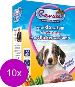 10x Renske Vers Gestoomd Complete Menu Kip - Lam 395 Gr -Hondenartikelen Serie Winkel 1028x1200 3