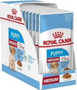 Royal Canin Shn Medium Puppy Pouch - Hondenvoer - 10 X 140 G -Hondenartikelen Serie Winkel 1029x1200 1