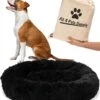 All 4 Pets Supply® Hondenmand Donut - Maat M - Geschikt Voor Honden Tot 50 Cm - Hondenkussen - Zwart -Hondenartikelen Serie Winkel 1038x1200