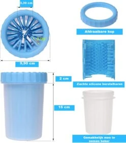 Merkloos Hondenpoot Reiniger - Hondenborstel - Borstel Hond / Kat - Hondenpoten Reiniger - Huisdier Poot Wassen - Borstel - Hondenverzorging - Verzorging Hond - Honden Wassen - Schoonmaak Borstel - Kattenborstel -Hondenartikelen Serie Winkel 1054x1200 1