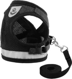 Hondentuig, Hondenharnas Met Hondenriem – Reflecterend - Zwart – Maat M (borst 35-40 Cm) -Hondenartikelen Serie Winkel 1089x1200 4