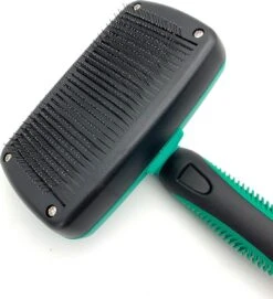 ElegaPet Hondenborstel Groen - Hondenhaar Verwijderen - Kat En Hondenkam - Slickerborstel Hond En Kat - Groomer - Ondervacht Kam Hond - Borstel Hond - Hondenborstel Langharig En Kortharig - Slickerborstel - Anti Klit/Knopen/Huidschilfers -Hondenartikelen Serie Winkel 1093x1200 1