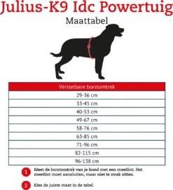 Julius K9 Julius-K9 IDC®Powertuig, L - Maat 1, Zwart 25 Julius K9 Julius-K9 IDC®Powertuig, L - Maat 1, Zwart -Hondenartikelen Serie Winkel 1093x1200 12