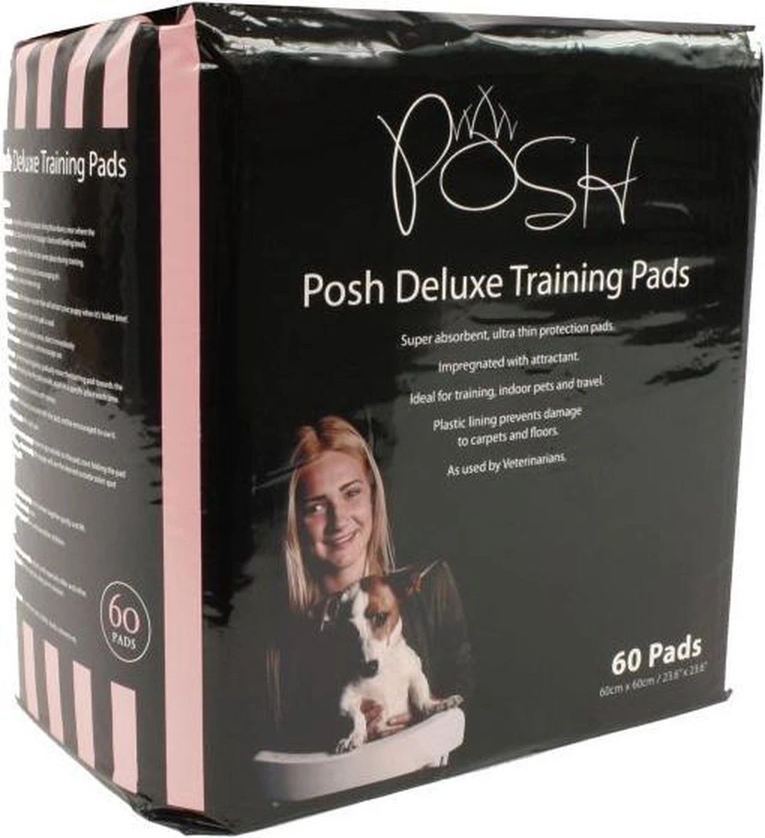 Posh Puppy Training Pads - Zindelijkheidstraining - 60 St. - 60 X 60 Cm 8 Posh Puppy Training Pads - Zindelijkheidstraining - 60 St. - 60 X 60 Cm - Afbeelding 6