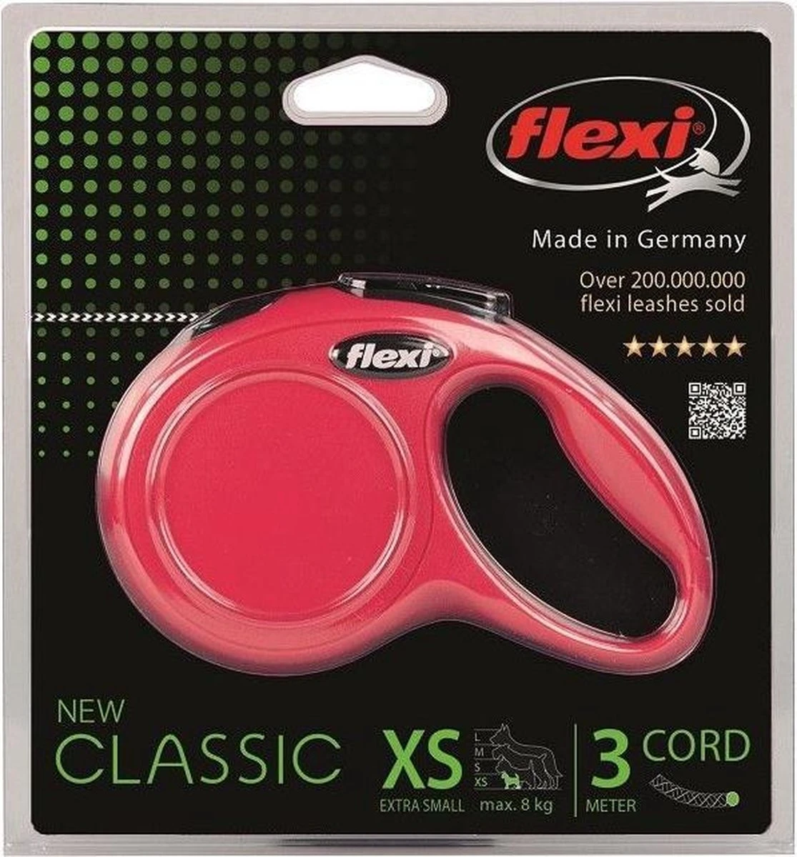 Flexi New Classic Koord - Hondenriem - Rood - S - 8 M - (<12 Kg) 15 Flexi New Classic Koord - Hondenriem - Rood - S - 8 M - (<12 Kg) - Afbeelding 13