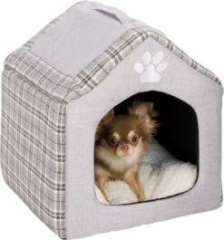 Trixie Relax Iglo Hondenhuis Silas Grijs/Creme - 40X45X40 CM -Hondenartikelen Serie Winkel 1118x1200