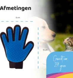 YUNICS® Dieren Handschoen - Haarverwijderaar Voor Huisdieren - Kattenborstel - Hondenborstel - Hondenkam - Kattenhaarverwijderaar - Blauw -Hondenartikelen Serie Winkel 1121x1200 3
