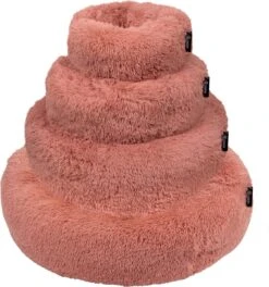 District 70 FUZZ - Hondenmand Comfortabel En Zacht Pluche - Zand, Oudroze, Donkergrijs En Lichtgrijs In S/M/L/XL - Maat: Medium, Kleur: Zand -Hondenartikelen Serie Winkel 1122x1200