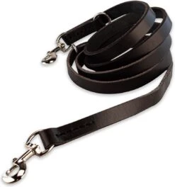 Multifunctionele Hondenriem - 220cm - Zwart - Leren Hondenriem - 100% Volnerfleer - Hondenriem Leer - Leiband Hond -Hondenartikelen Serie Winkel 1122x1200 6