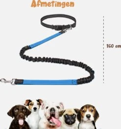 Hardloopriem Hond – Honden Riem Handsfree – Hardlopen Met Hond – 160-260 Cm Blauw - Hardloopband Hond – Halsband Hond – Hondenlijn – Leiband Hond -Hondenartikelen Serie Winkel 1124x1200 3