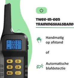 Anti Blafband Met Afstandsbediening - Blafband Voor Honden - Anti Blaf Apparaat Zonder Schok - Twee In Een Trainingshalsband -Hondenartikelen Serie Winkel 1126x1200 2