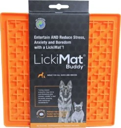 Lickimat Buddy - Voermat - Slow Feeder - 20 Cm - Oranje -Hondenartikelen Serie Winkel 1127x1200 6