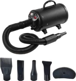 Merkloos Edward&DeVries Professionele Hondenföhn Met 4 Opzetstukken – Waterblazer Voor Honden – Stil Design – Krachtig + Extra Filter - Zwart -Hondenartikelen Serie Winkel 1128x1200 4