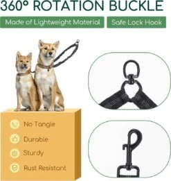 Nobleza Splitter Hondenriem - Dubbel Aanlijnriem Voor Honden - Splitter Verstelbaar - Zwart -Hondenartikelen Serie Winkel 1134x1200 4