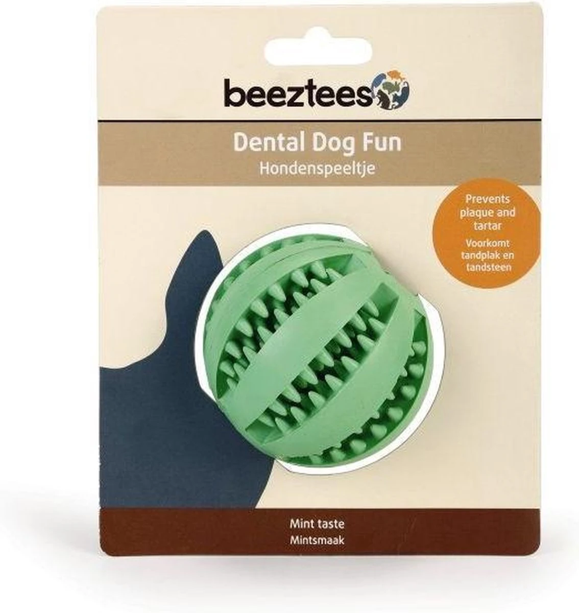 Beeztees Massagebal - Hondenspeelgoed - Rubber - Mint - 7 Cm 4 Beeztees Massagebal - Hondenspeelgoed - Rubber - Mint - 7 Cm - Afbeelding 2