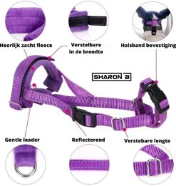 Sharon-B Muilkorf Turquoise Maat S - Fleece - Reflecterend - Kleine Hond -Hondenartikelen Serie Winkel 1135x1200 4