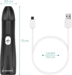 Navaris Elektrische Nagelvijl Voor Huisdieren - Met Diamanten Vijlkop - Voor Honden, Katten En Konijnen - Ook Voor Vogelsnavels - Draadloos -Hondenartikelen Serie Winkel 1149x1200 7