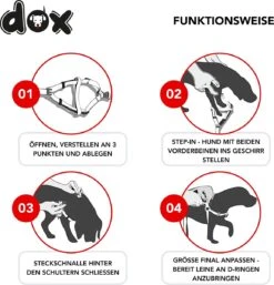 DDOXX Hondenharnas Nylon, Step-In, Verstelbaar, Uitbraakbestendig | Voor Kleine, Middelgrote & Grote Honden | Borstharnas Hond Kat Puppy Auto | Puppy Harnas Kat Harnas | Rood, S 15 DDOXX Hondenharnas Nylon, Step-In, Verstelbaar, Uitbraakbestendig | Voor Kleine, Middelgrote & Grote Honden | Borstharnas Hond Kat Puppy Auto | Puppy Harnas Kat Harnas | Rood, S -Hondenartikelen Serie Winkel 1155x1200 4