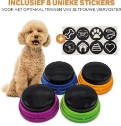 Vulpes Pets® PRO Praatknop Voor Honden - Dogbuttons - Laat Uw Huisdier Spreken - Hondenspeelgoed - Honden Training - Incl. E-Book & Trainingsstickers 14 Vulpes Pets® PRO Praatknop Voor Honden - Dogbuttons - Laat Uw Huisdier Spreken - Hondenspeelgoed - Honden Training - Incl. E-Book & Trainingsstickers -Hondenartikelen Serie Winkel 1155x1200 6