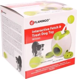 Flamingo - Hondenspeelgoed Wilson Interactive - Groen - 29.5 X 18 X 18 Cm -Hondenartikelen Serie Winkel 1157x1200 2