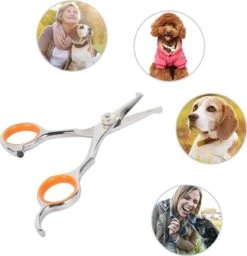 Merkloos Premium Gebogen Trimschaar Honden - Huisdier Trimmen - Hoofd, Poten Ogen & Oren - Kat & Hond Knippen - Veilige Schaar -Hondenartikelen Serie Winkel 1159x1200 1