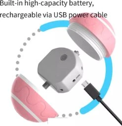 Merkloos Slimme Interactieve Zelf Rollende Bal Voor Honden - 3 Speelmodi - Honden Speelgoed - Hondenspeeltjes - USB Oplaadbaar - Met Afstandsbediening - Intelligente Automatische Roterende Waterproof Led Bal Met Afstandsbediening - Oranje -Hondenartikelen Serie Winkel 1161x1200 14