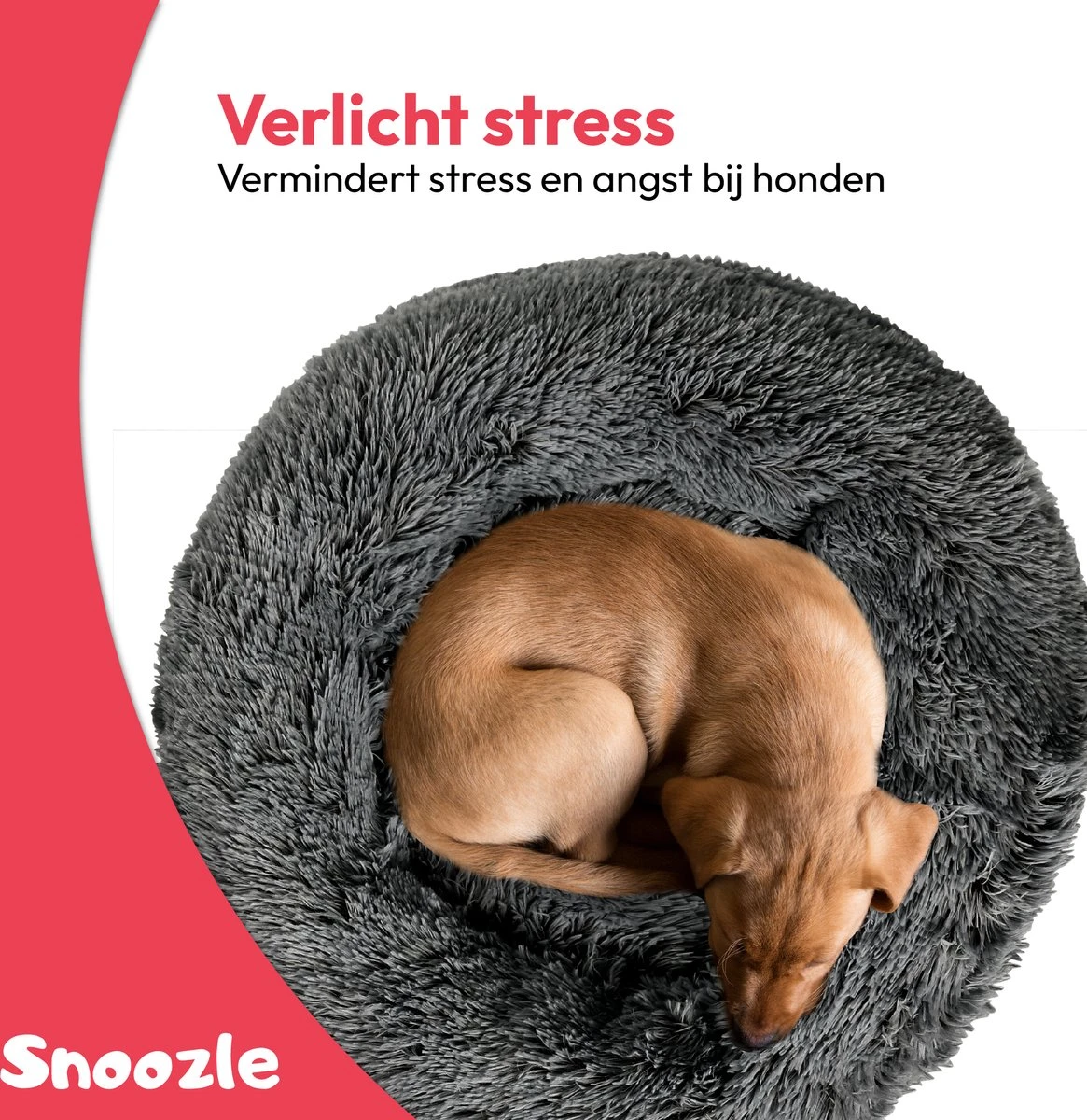 Snoozle Donut Hondenmand - Zacht En Luxe Hondenkussen - Wasbaar - Fluffy - Hondenmanden - 60cm - Grijs 9 Snoozle Donut Hondenmand - Zacht En Luxe Hondenkussen - Wasbaar - Fluffy - Hondenmanden - 60cm - Grijs - Afbeelding 7