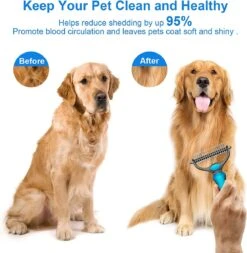 Igoods Professionele 2-Zijdige Ondervacht Kam Voor Hond En Kat - Hondenborstel – Kattenborstel -Hondenartikelen Serie Winkel 1172x1200 4