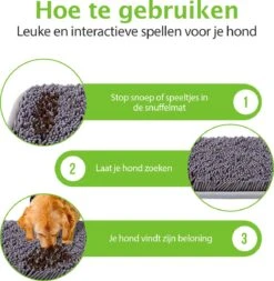 SNOOTS - Snuffelmat Hond - Snuffelmatten Voor Hond En Puppy - Honden Speelgoed Intelligentie - Agility Voor De Hond - Hondentraining - Denkspel Hond - Wasbaar Incl. Zuignappen -Hondenartikelen Serie Winkel 1173x1200 21