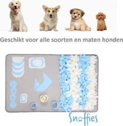 SNUFFIES® Snuffelmat Rocky 100x60cm - Snuffelmat - Snuffelmatten - Snuffelmat Hond- Intelligentie Speelgoed Hond - Hondenspeeltjes - Puppyspeelgoed -Hondenartikelen Serie Winkel 1176x1200 20