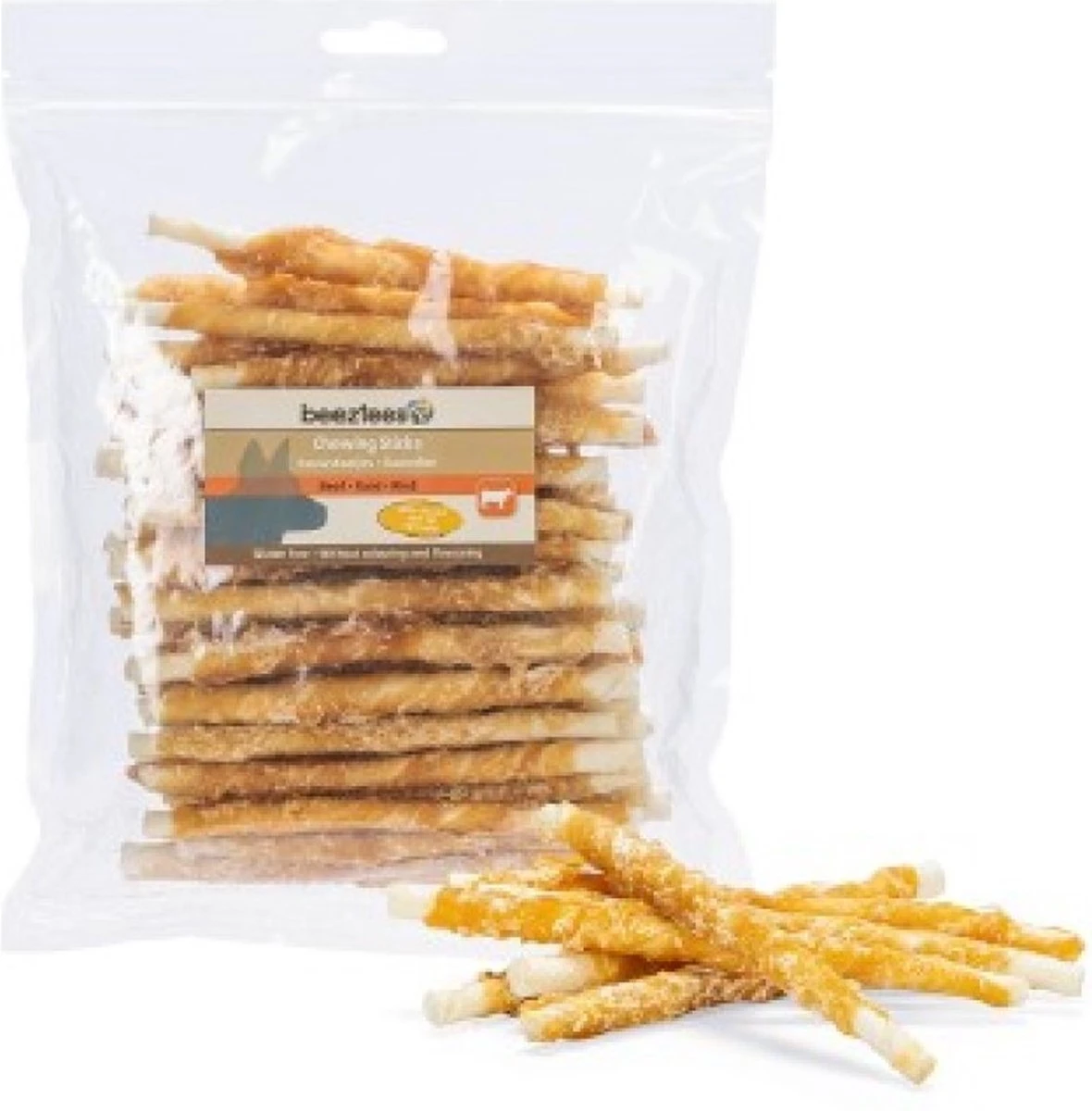 Beeztees Kauwstaafjes Kip Voordeel - Hondensnack - 40 Stuks 3 Beeztees Kauwstaafjes Kip Voordeel - Hondensnack - 40 Stuks