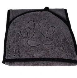 N4dogs – Hondenhanddoek – Honden Handdoek – Microvezel Handdoek – Handdoek Hond – Droogdoek Hond – Dierendeken – Sterk Absorberend – Handdoek Met Zakken - Grijs - 66 X 23 Cm -Hondenartikelen Serie Winkel 1183x1200 5