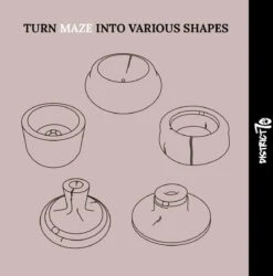 District 70 MAZE 3-in-1 Opvouwbare Kartonnen Kattenmand - Inclusief Catnip Balletje - Voor Slapen, Spelen En Krabben! -Hondenartikelen Serie Winkel 1184x1200 7