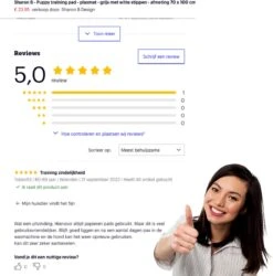 XXL Puppy Training Pad - Plasmat - Zwart - 104 X 104 Cm - Hondentoilet - Herbruikbaar - Wasbaar -Hondenartikelen Serie Winkel 1185x1200 12