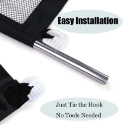 Merkloos ACE Pets – Oprolbaar Hondenrek Voor Binnen - Traphekje Hond Zonder Boren - Veiligheidshek Deurhekje - 180 X 72 Cm - Zwart -Hondenartikelen Serie Winkel 1185x1200 14