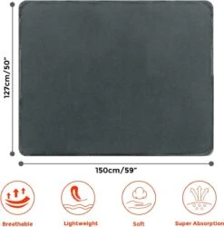 Hondendeken, Fleece, Waterdicht, Wasbaar, Hondenmat, Huisdier, Warme Zachte Deken Voor Hondendeken, Kattendeken, Deken Voor Katten En Honden, Waterdichte Deken Voor Bank, Bed, 150 X 127 Cm 11 Hondendeken, Fleece, Waterdicht, Wasbaar, Hondenmat, Huisdier, Warme Zachte Deken Voor Hondendeken, Kattendeken, Deken Voor Katten En Honden, Waterdichte Deken Voor Bank, Bed, 150 X 127 Cm -Hondenartikelen Serie Winkel 1185x1200 8