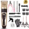 BeautyFit - 16-delig Hondentondeuse Set - Professionele Honden Trimset - Dieren Tondeuse Voor Dikke Vacht - Meest Complete Set - Inclusief 4 Opzetkammen - Hondenschaar - Mist Verstuiver - Handschoen Borstel - Nagelknipper -Hondenartikelen Serie Winkel 1187x1200 12