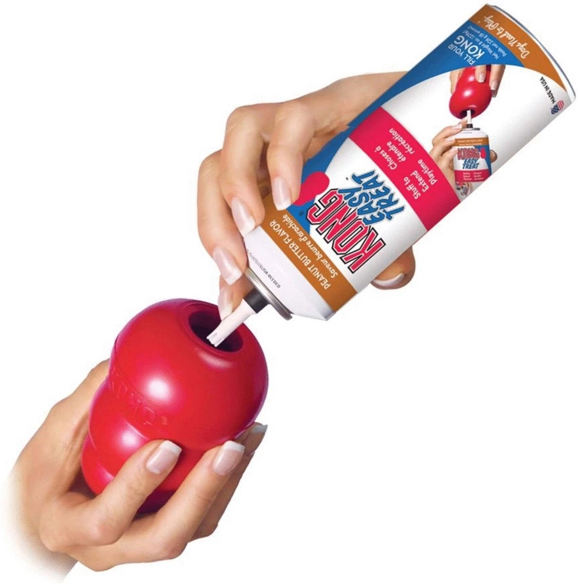 Kong Easy Treat Spuitbus Pindakaas 227 Gr 4 Kong Easy Treat Spuitbus Pindakaas 227 Gr - Afbeelding 2