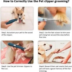 Buxibo Professionele Dieren Tondeuse Set - Tondeuse + Schaar - Voor Huisdieren Honden & Katten - Draadloos - Oplaadbare Pet Trimmer - Precieze Clipper - Low Noise -Hondenartikelen Serie Winkel 1188x1200 2