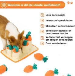 Premium Snuffelmat Voor Hond En Kat - Intelligentie Speelgoed - Snuffel Mat Puppy - IQ Hondenspeeltjes - Educatieve Training Huisdier - Snuffeltrainer Hondenpuzzel - Educatief Speelgoed - Vetalo -Hondenartikelen Serie Winkel 1189x1200 12