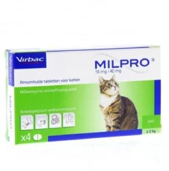 Milpro Ontwormingsmiddel - Grote Kat - 4 Tabletten 8 Milpro Ontwormingsmiddel - Grote Kat - 4 Tabletten -Hondenartikelen Serie Winkel 1190x1200 11
