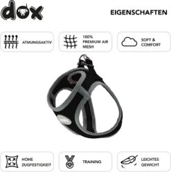 DDOXX Borstharnas Air Mesh, Step-In, Reflecterend | Vele Kleuren | Voor Kleine, Middelgrote En Middelgrote Honden | Hondenharnas Hond Kat Puppy | Kattenharnas Puppy Harnas | Zwart, M 23 DDOXX Borstharnas Air Mesh, Step-In, Reflecterend | Vele Kleuren | Voor Kleine, Middelgrote En Middelgrote Honden | Hondenharnas Hond Kat Puppy | Kattenharnas Puppy Harnas | Zwart, M -Hondenartikelen Serie Winkel 1190x1200 12