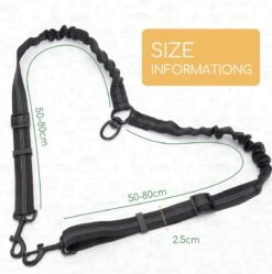 Nobleza Splitter Hondenriem - Dubbel Aanlijnriem Voor Honden - Splitter Verstelbaar - Zwart -Hondenartikelen Serie Winkel 1191x1200 7