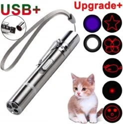 Merkloos Laserpen - Laserlamp - Laserpointer - Laser - Zaklamp - UV-Licht - Multifunctioneel - 7 Verschillende Standen - Dierenspeelgoed - USB-oplaadbaar -Hondenartikelen Serie Winkel 1195x1200 22