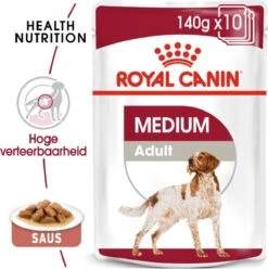 Royal Canin Shn Medium Adult Pouch - Hondenvoer - 10 X 140 G 18 Royal Canin Shn Medium Adult Pouch - Hondenvoer - 10 X 140 G -Hondenartikelen Serie Winkel 1195x1200 6
