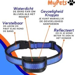 MyPets™ Anti-blafband - Anti Blaf Apparaat - Voor Kleine Honden En Grote Honden - Diervriendelijk - Opvoedingshalsband - Trainingshalsband - 2022/2023 Versie - Inclusief Batterijen -Hondenartikelen Serie Winkel 1197x1200 18